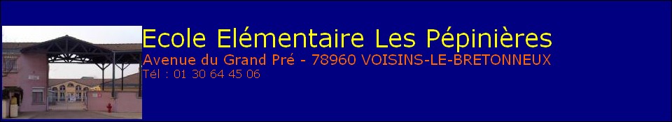 Site de l'école élémentaire des Pépinières à Voisins-le-Bretonneux Site de l'école élémentaire des Pépinières à Voisins-le-Bretonneux